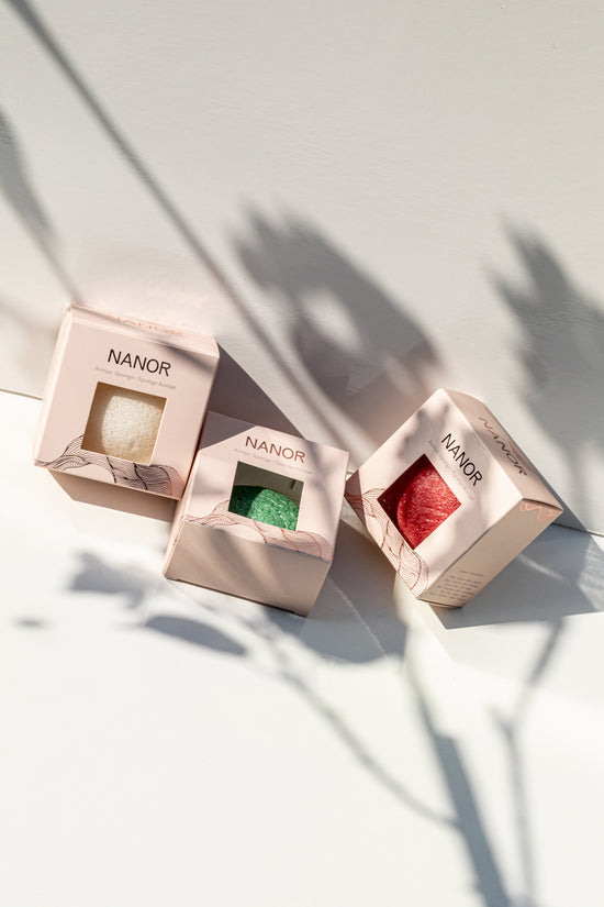 Konjac Cleansing Facial Sponge - Natural