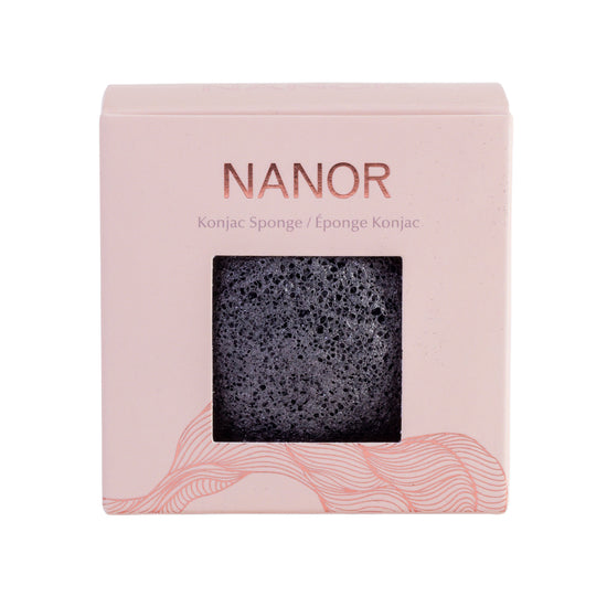 Konjac Cleansing Facial Sponge - Charcoal