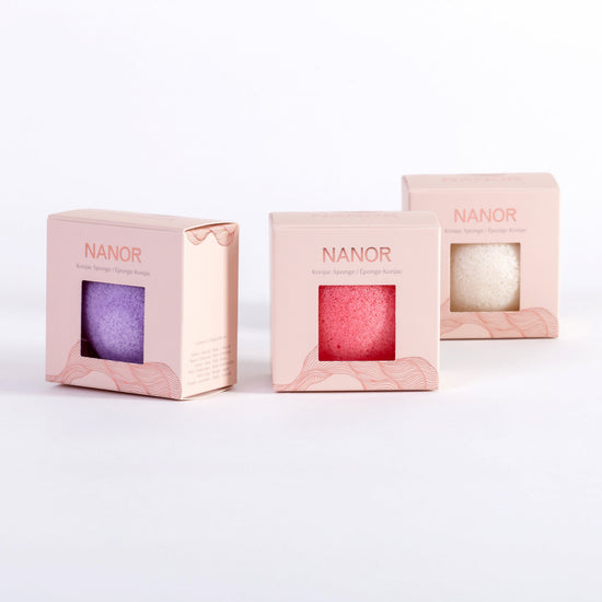 Konjac Cleansing Facial Sponge Bundle - Lavender, Antioxidant and Natural