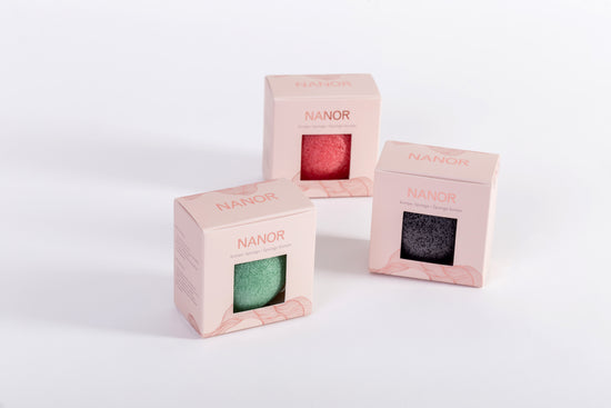 Konjac Cleansing Facial Sponge Bundle - Aloe, Charcoal and Clay