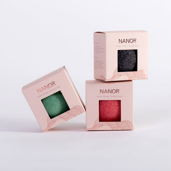 Konjac Cleansing Facial Sponge Bundle - Aloe, Charcoal and Clay