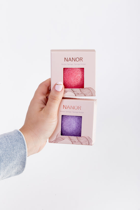 Konjac Cleansing Facial Sponge - Lavender